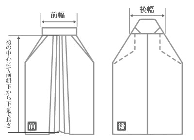 馬乗縞袴 黒線｜ポリエステル65%綿35% 【春夏用(薄手)】